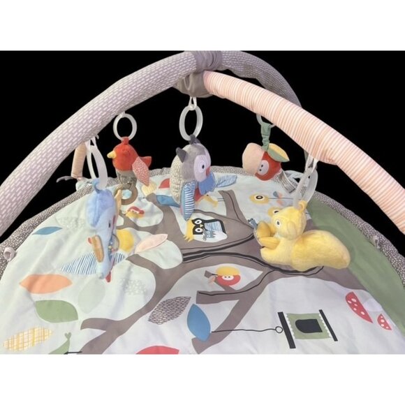 Skip Hop Treetop Friends Baby Activity Gym Play Mat with Hanging Toys - Picture 4 of 9